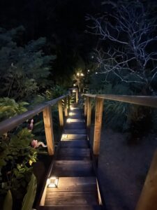 Descente illuminée - Eden Jungle Lodge - Panama