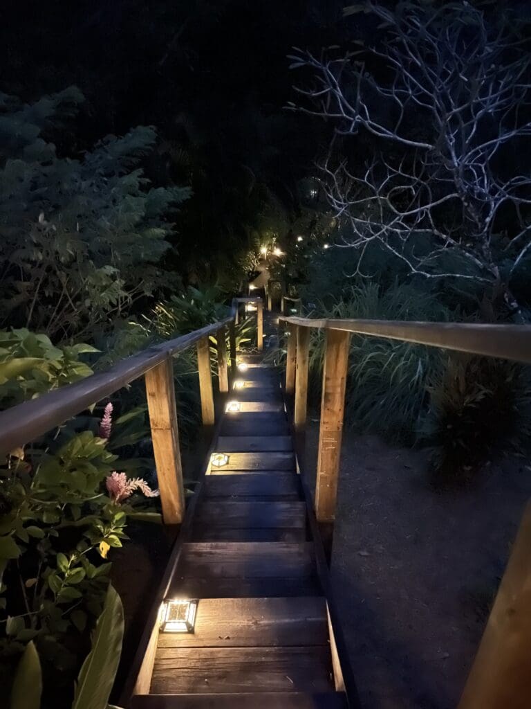 Descente illuminée - Eden Jungle Lodge - Panama